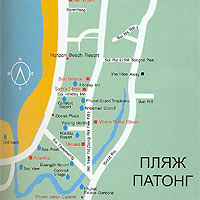 Карта пляжа Патонг